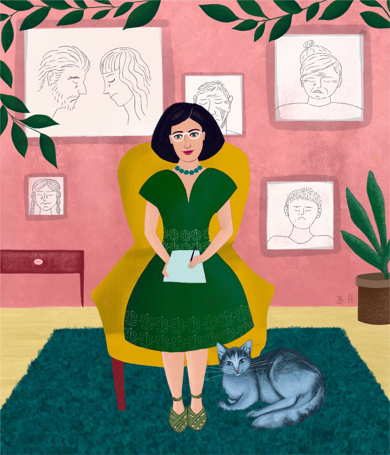 Ilustrace k autorské knize